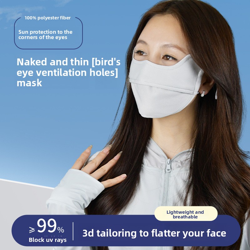 Cloth Face Mask Washable - Spring and summer bird eye cloth