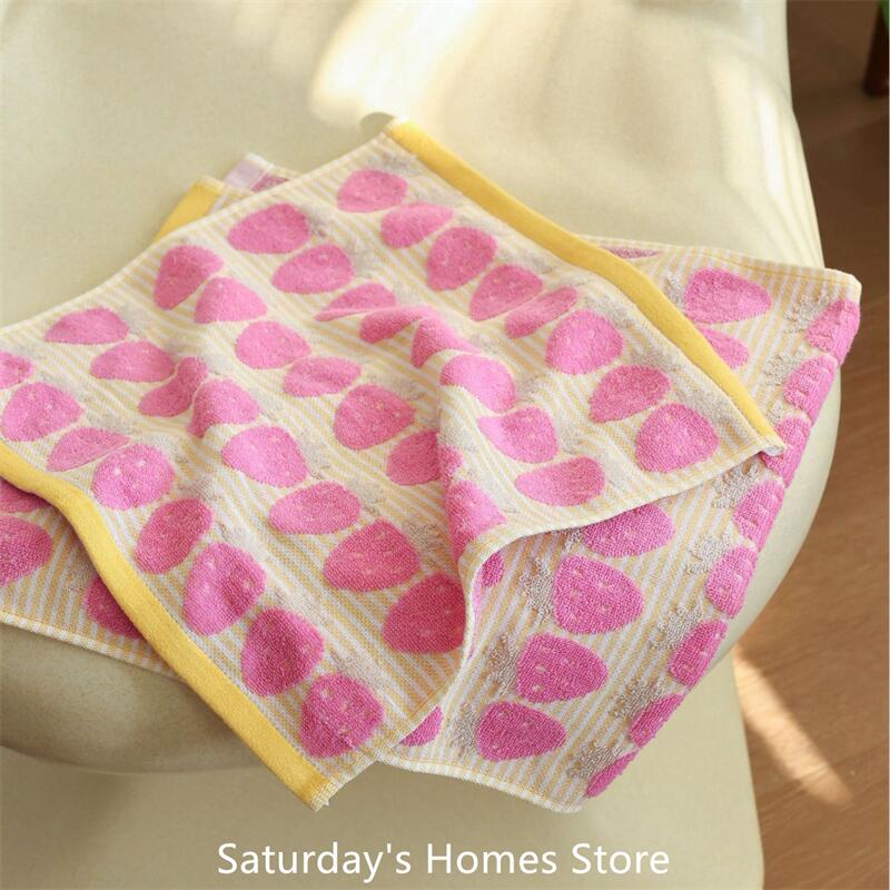 Cloth Face Mask Washable - Strawberry Series Cotton Soft Face Towel