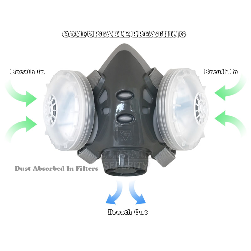New Anti Dust Mask Full Face R - огляд і ціна Dust Mask Construction