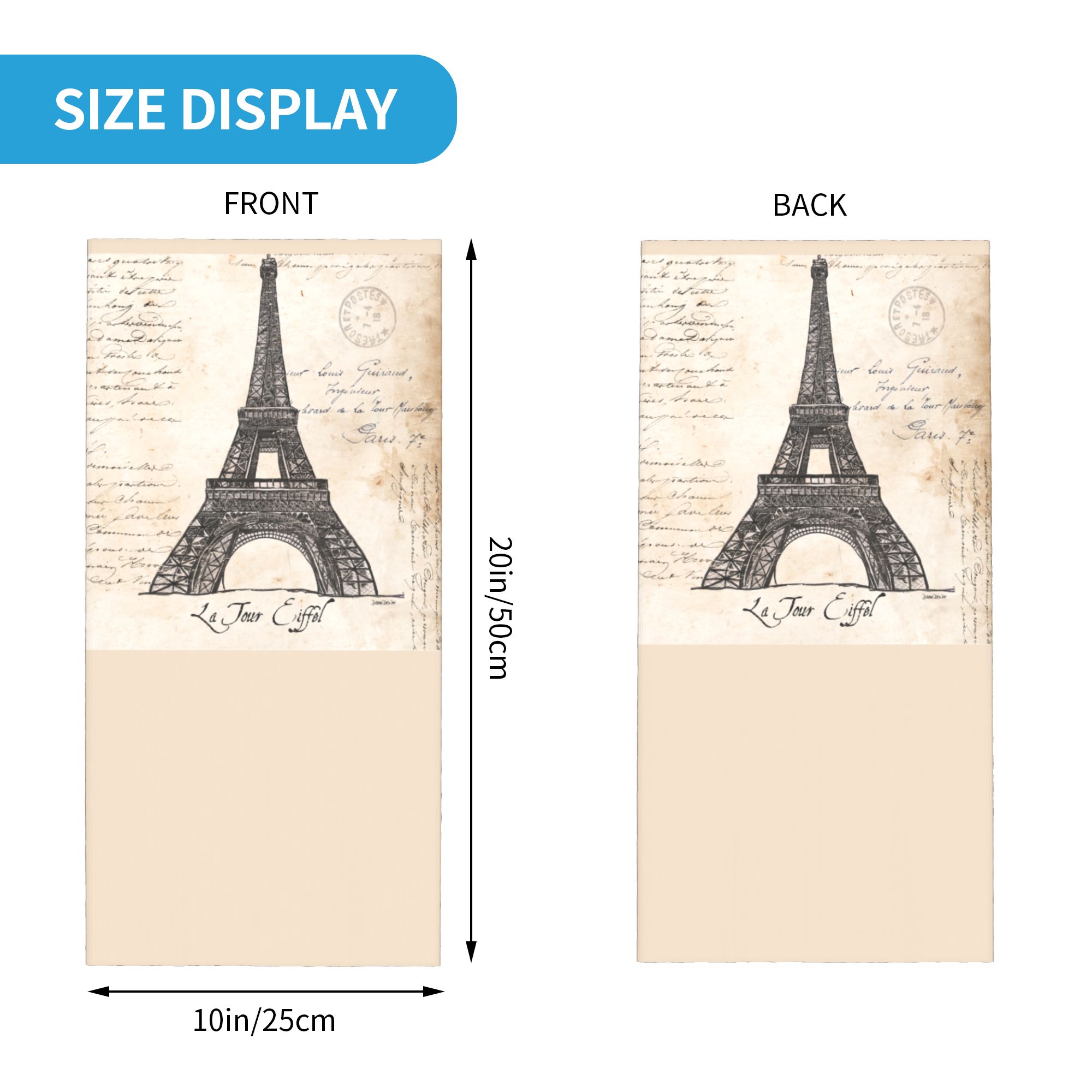 Custom La Tour Eiffel Tower Ba - огляд і ціна Neck Gaiter Face Cover
