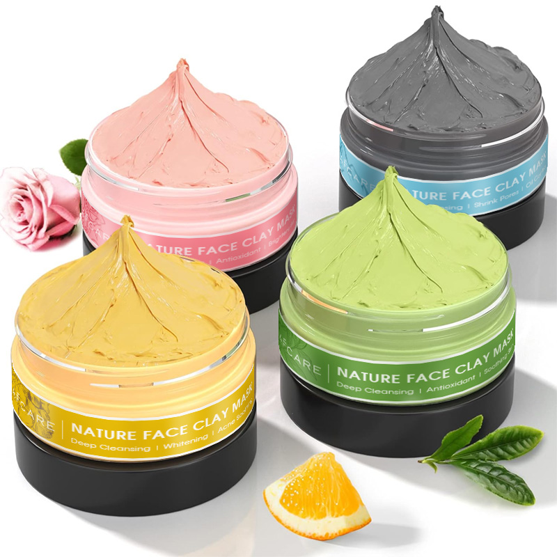 4 Pcs Clay Facial Mask Set Tur - огляд і ціна Dust Mask Construction