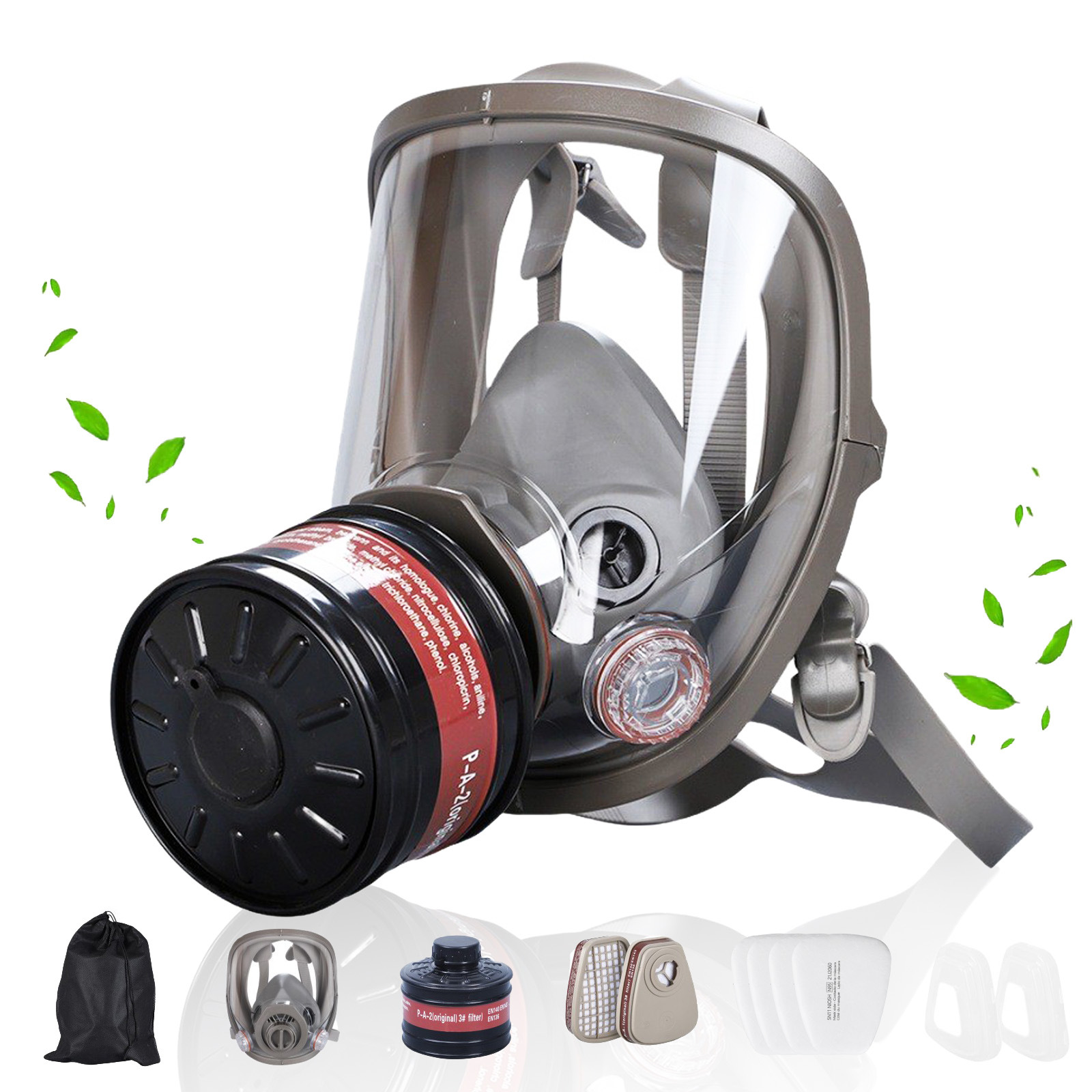 Full Face Gas Masks Survival C - огляд і ціна Dust Mask Construction