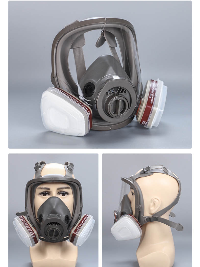 Full Face Gas Masks Survival C - огляд і ціна Dust Mask Construction