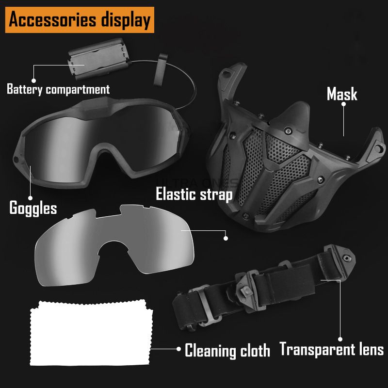 Tactical Full Face Mask Anti-f - огляд і ціна Anti Pollution Mask