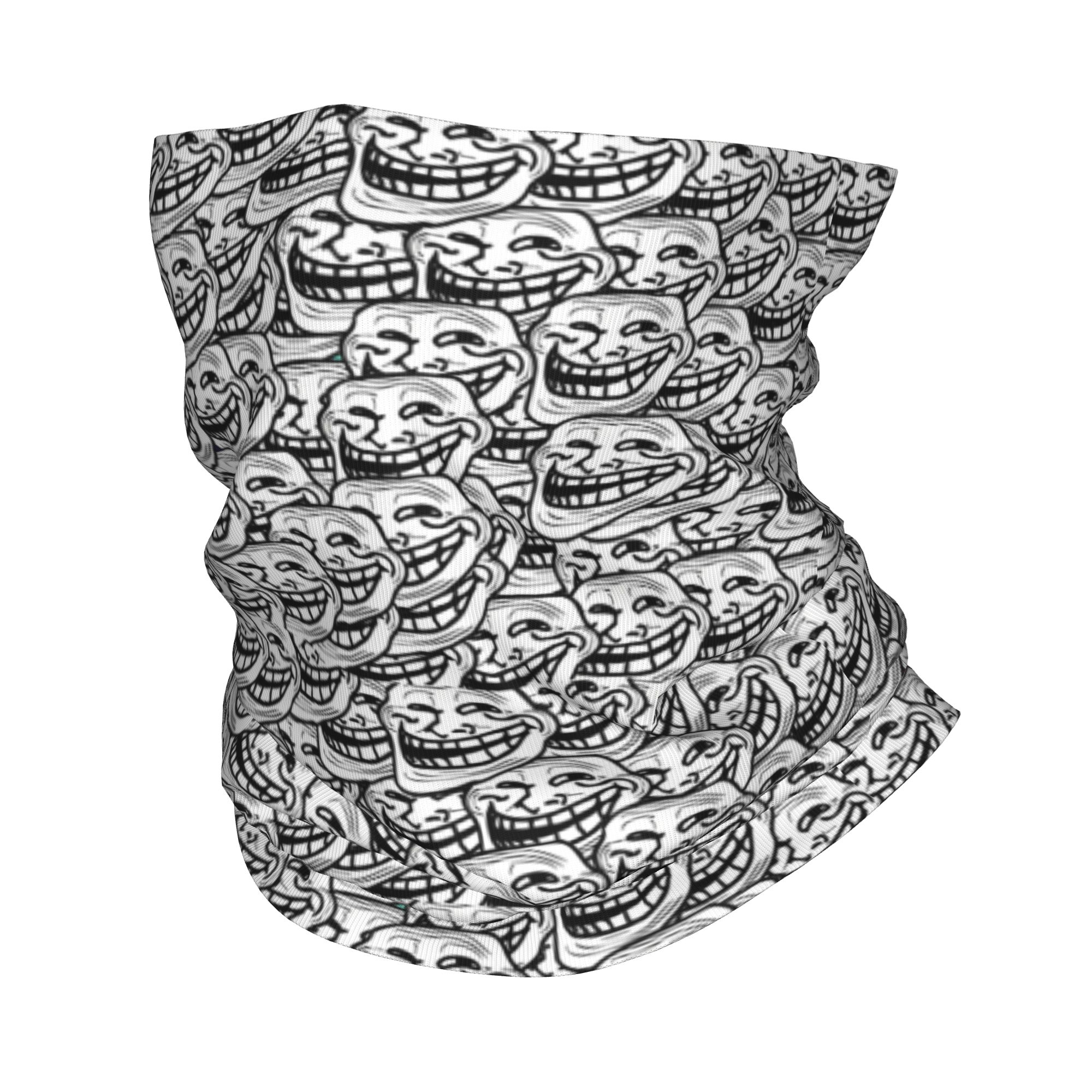 Funny Anime Troll Face Quest V - огляд і ціна Neck Gaiter Face Cover