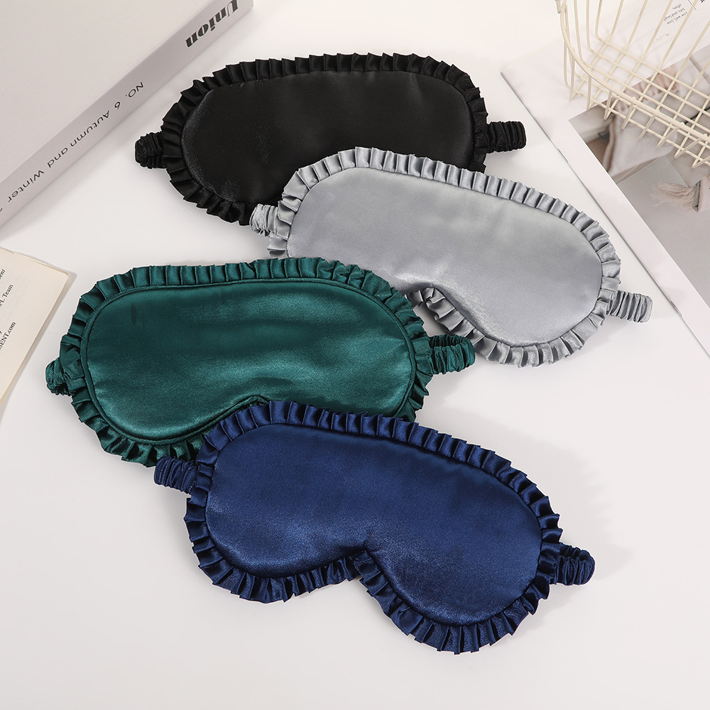 1pcs Premium Silk Eye Mask wit - огляд і ціна Mask Lanyard Adjustable