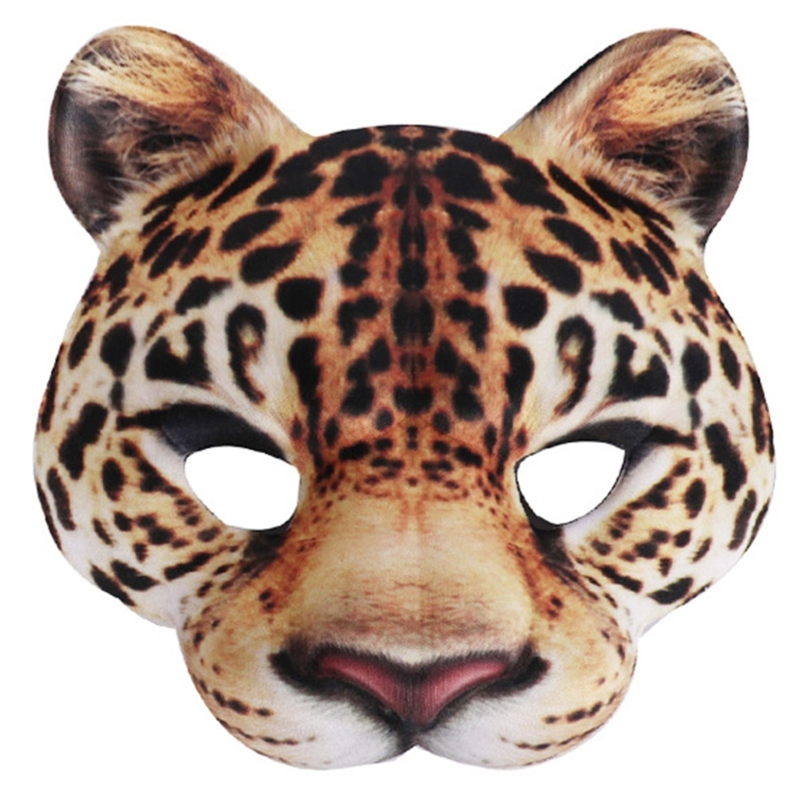 Leopard Mask Party Mask Dress  - огляд і ціна Respirator Half Face