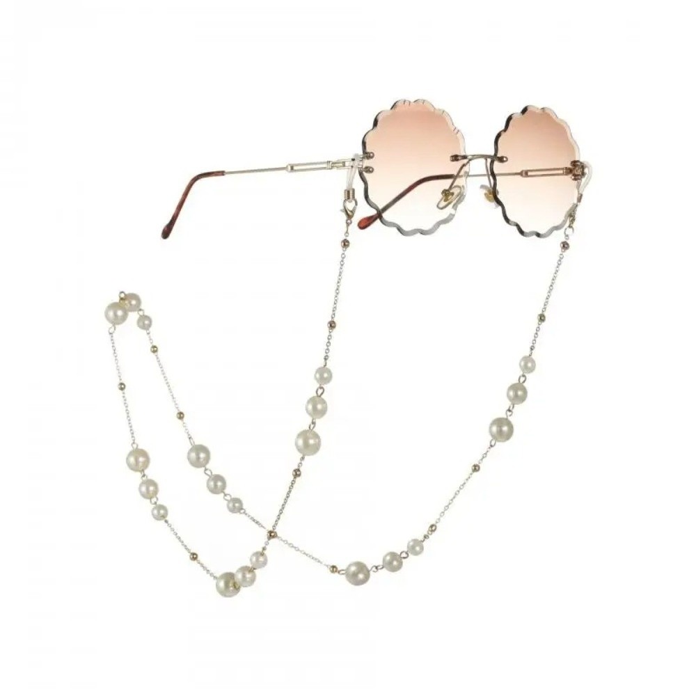 Trendy Pearl Beaded Sunglass C - огляд і ціна Mask Lanyard Adjustable