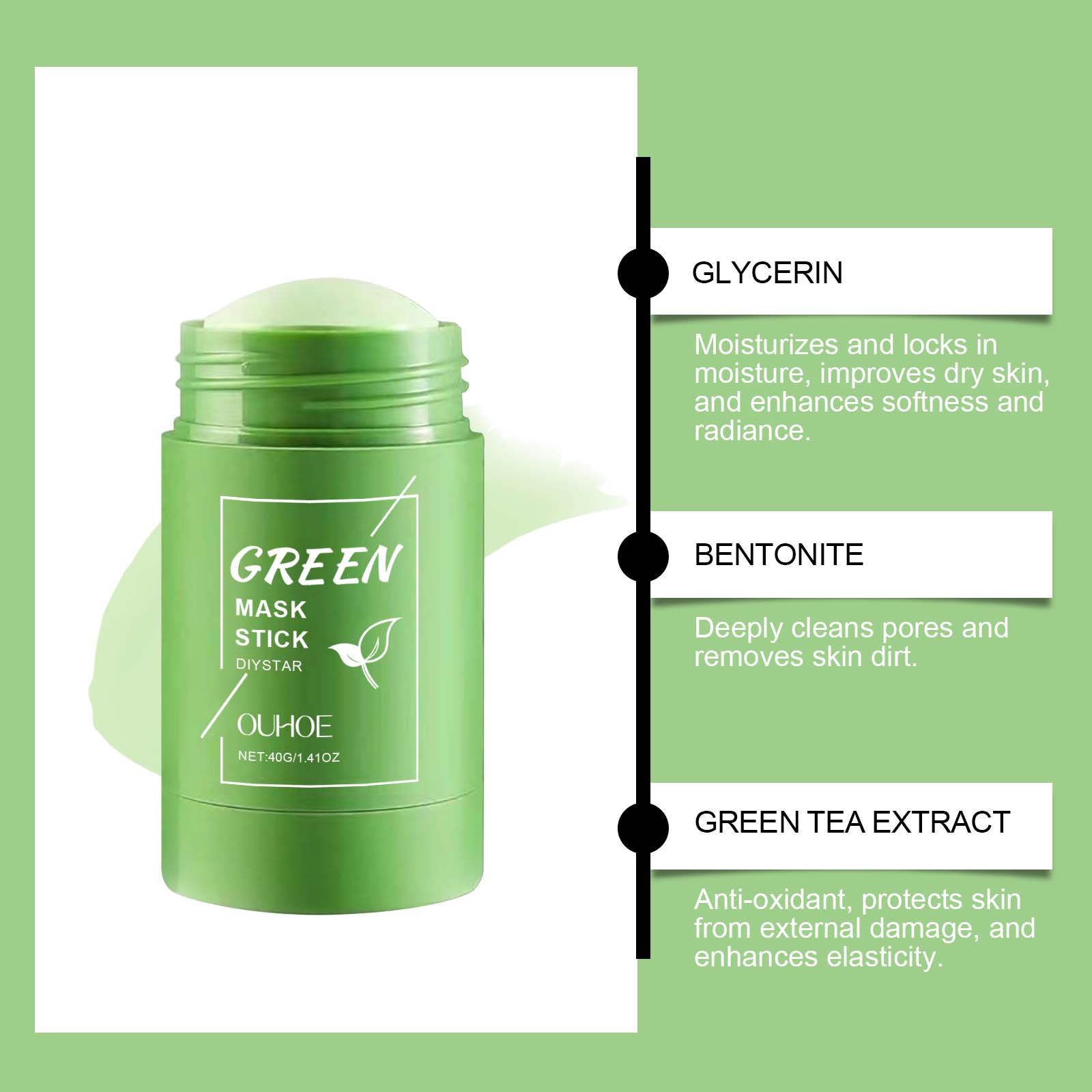Alaska Volcano & Green Tea Dee - огляд і ціна Dust Mask Construction