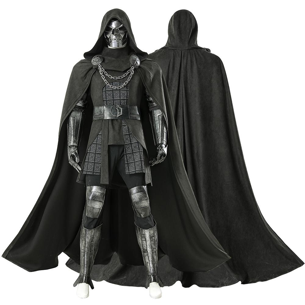 New Doctor Doom Cosplay Costum - огляд і ціна Black Face Mask Pack