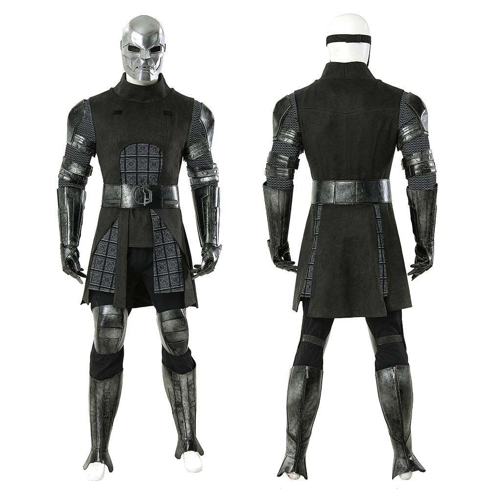 New Doctor Doom Cosplay Costum - огляд і ціна Black Face Mask Pack