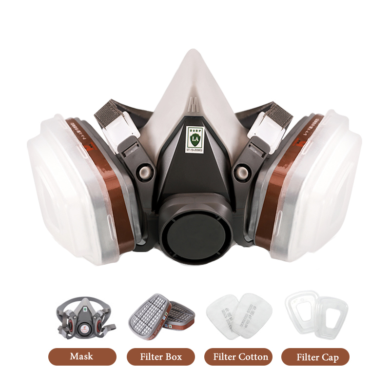 Half Face 6200 Dust Gas Mask C - огляд і ціна Face Mask Storage Box