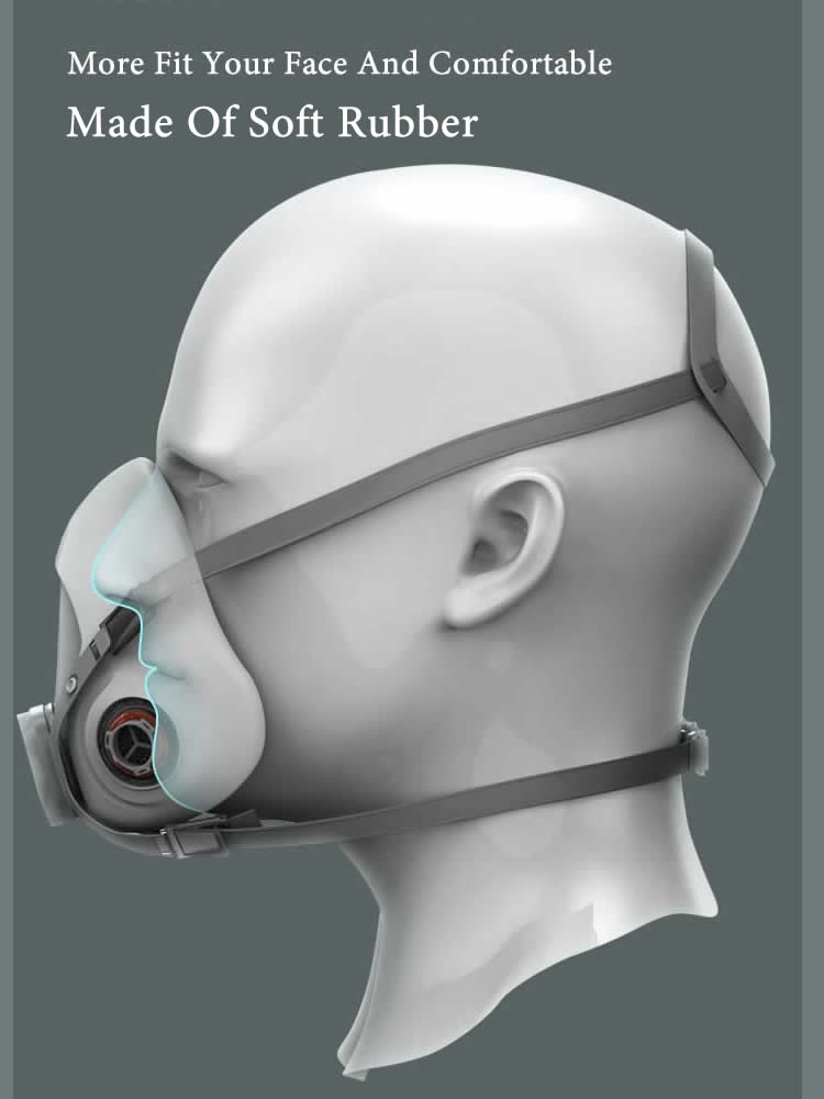 Half Face 6200 Dust Gas Mask C - огляд і ціна Face Mask Storage Box