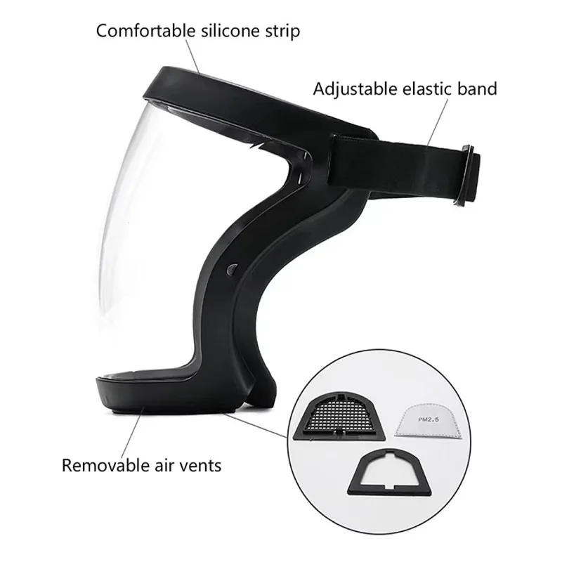 Full Face Shield Windproof Ant - огляд і ціна Anti Pollution Mask