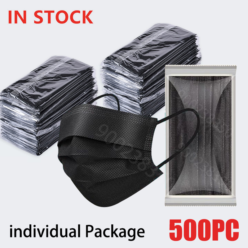 50-500pcs Black Disposable Cer - огляд і ціна Disposable Surgical Mask
