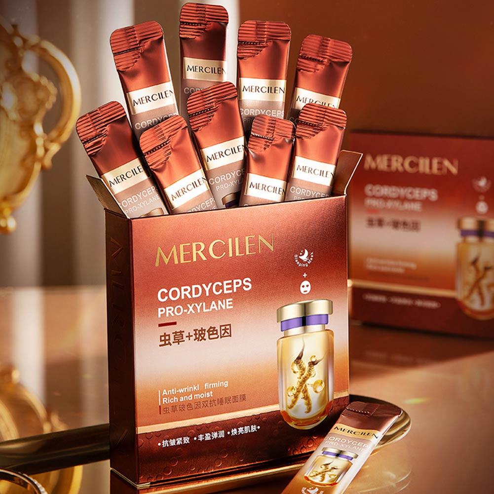 20PCS/box Mercilen Cordyceps P - огляд і ціна Face Mask Storage Box