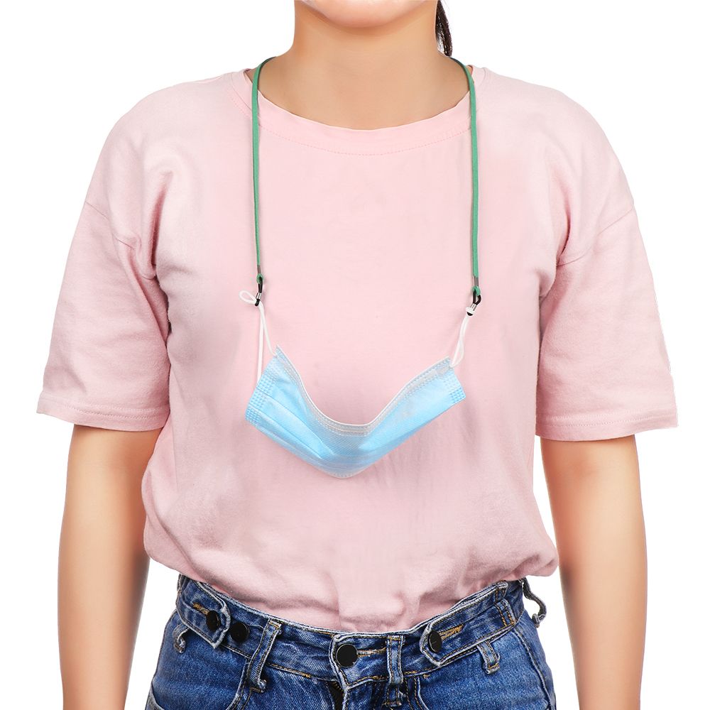 Fashion High Elasticity Leathe - огляд і ціна Mask Lanyard Adjustable