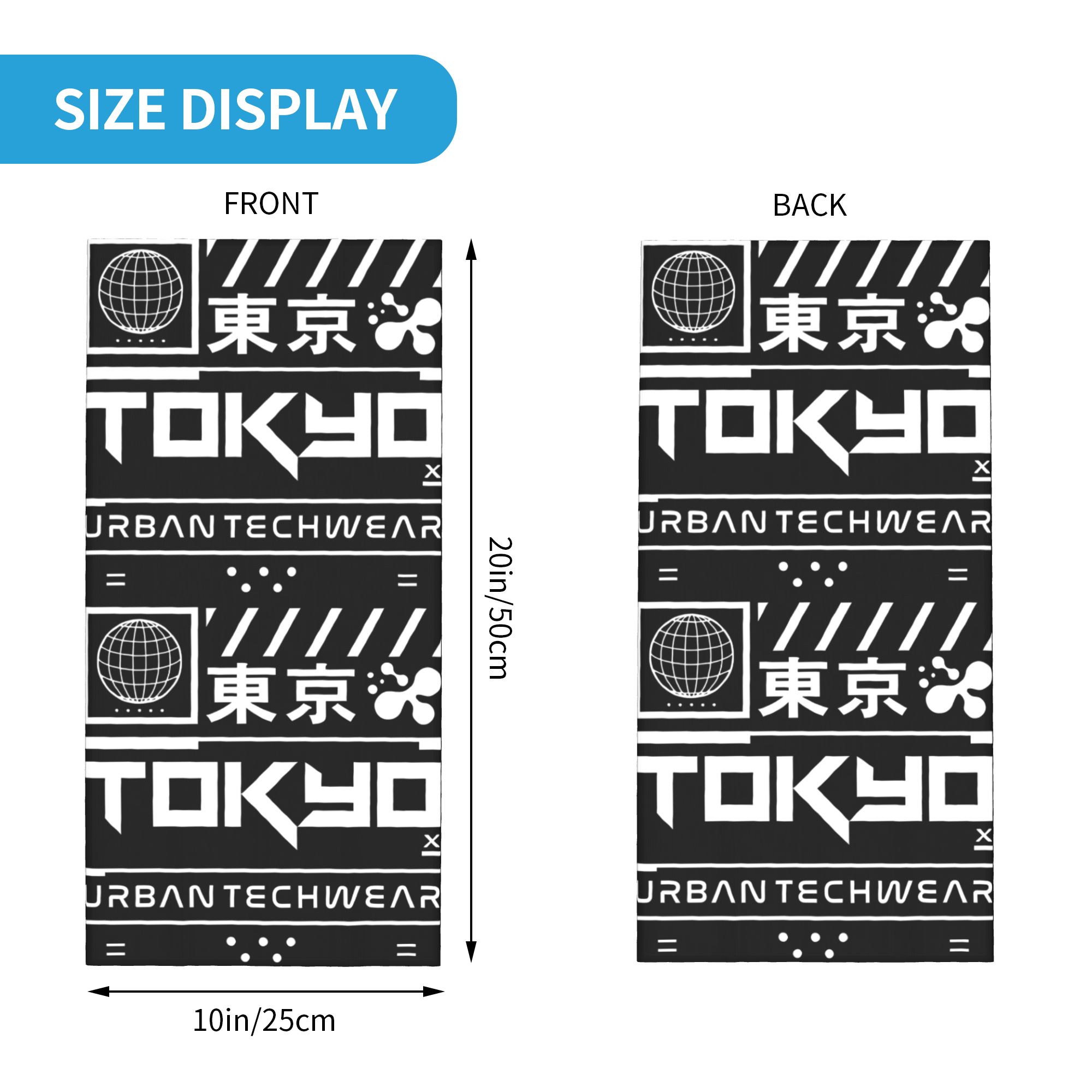Custom Techwear Bandana Neck G - огляд і ціна Neck Gaiter Face Cover