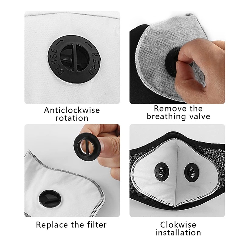 Cycling Dustproof PM2.5 Active - огляд і ціна Dust Mask Construction
