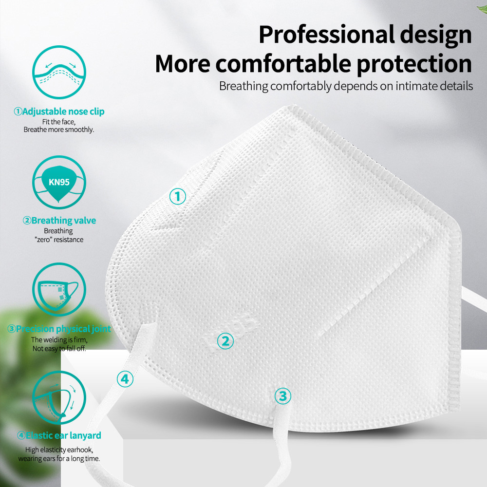 FFP2 Face Mask KN95 Facial Mas - огляд і ціна Kn95 Respirator Mask