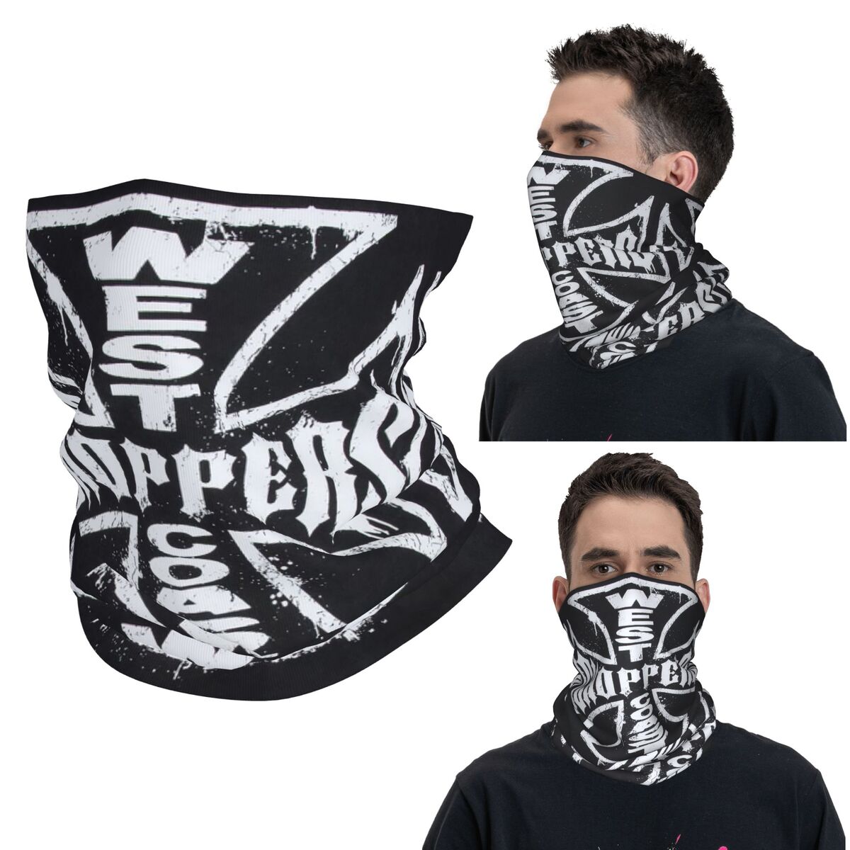 West Coast Iron Cross Choppers - огляд і ціна Neck Gaiter Face Cover